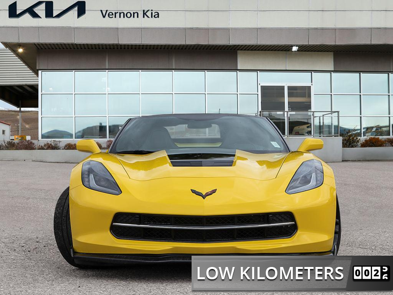 2019 Chevrolet Corvette Stingray The Last C7! Front-Engine 455HP V8 Legend, Mint Cond - Yellow exterior view 2