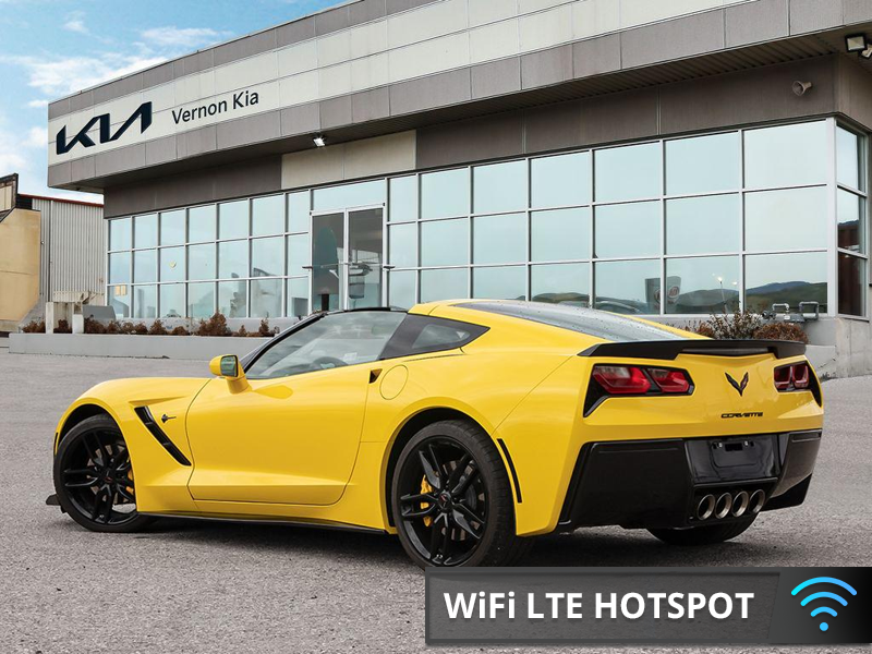 2019 Chevrolet Corvette Stingray The Last C7! Front-Engine 455HP V8 Legend, Mint Cond - Yellow exterior view 4