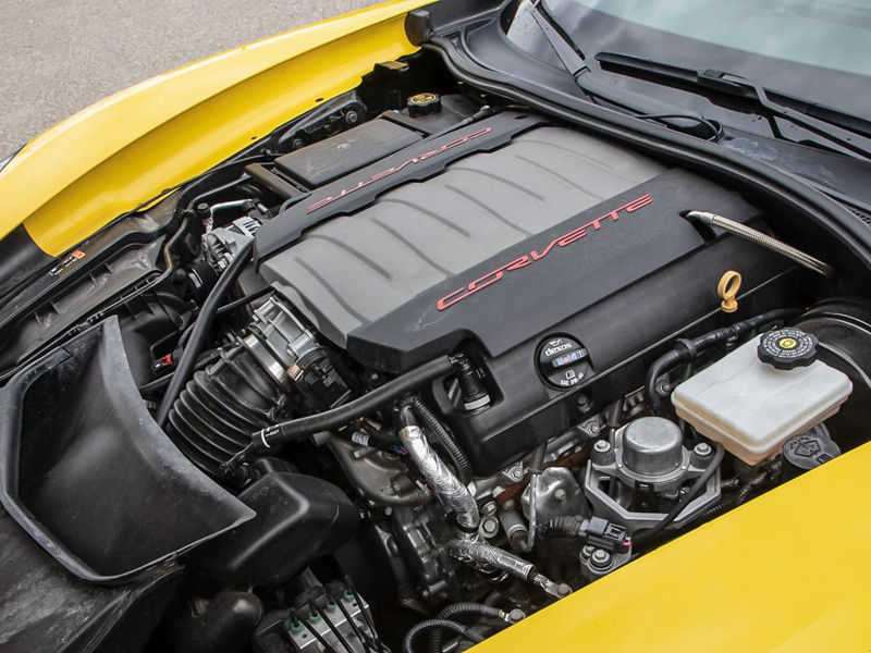 2019 Chevrolet Corvette Stingray The Last C7! Front-Engine 455HP V8 Legend, Mint Cond - Yellow exterior view 8