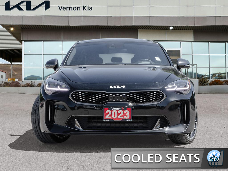 2023 Kia Stinger GT Elite AWD w/Red Interior Twin-Turbo Rocket! 368HP, Launch Control, Sport AWD - Black exterior view 2