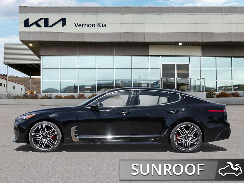 2023 Kia Stinger GT Elite AWD w/Red Interior Twin-Turbo Rocket! 368HP, Launch Control, Sport AWD - Black exterior view 3