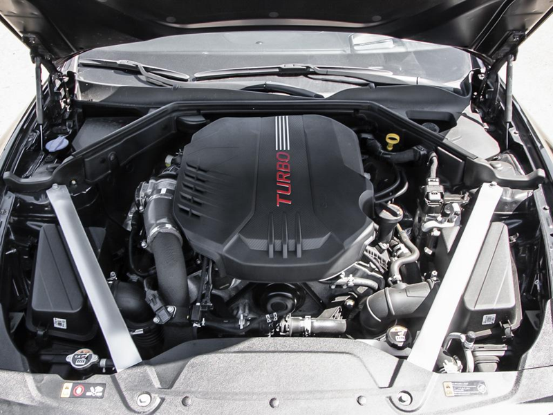 2023 Kia Stinger GT Elite AWD w/Red Interior Twin-Turbo Rocket! 368HP, Launch Control, Sport AWD - Black exterior view 8