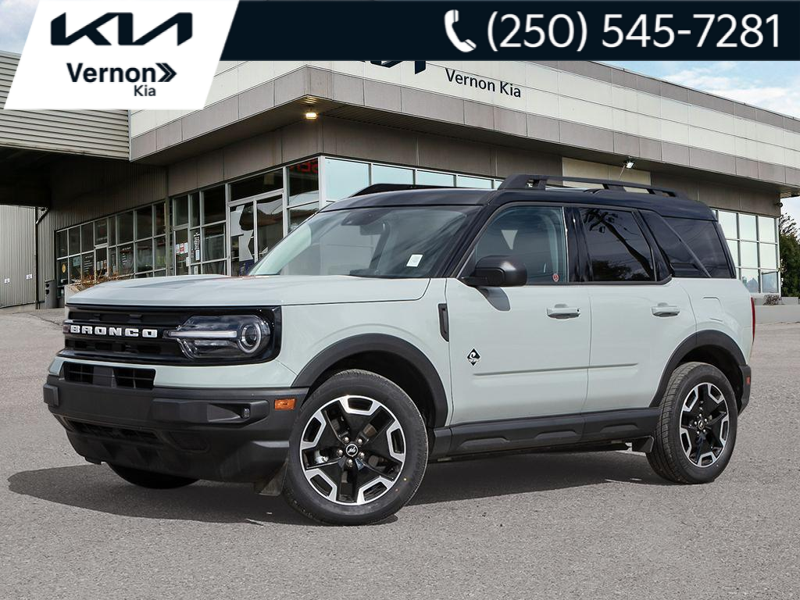 2023 Ford Bronco Sport Outer Banks Top-Tier Outer Banks, Premium Two-Tone Leather, Loaded - Grey exterior view 1