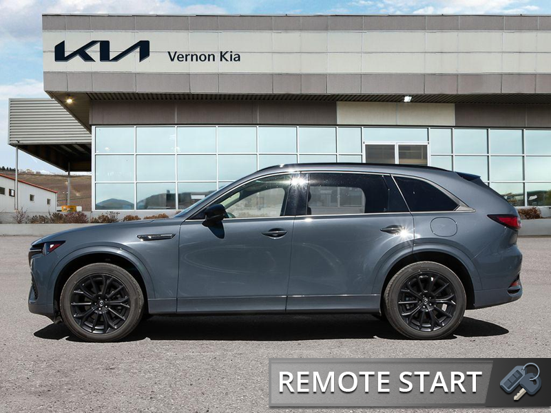 2025 Mazda CX-70 MHEV GT  All-New CX-70 GT, Ultra-Luxury 2-Row Midsize Crossover - Blue exterior view 3
