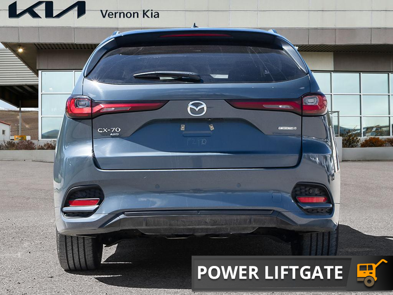 2025 Mazda CX-70 MHEV GT  All-New CX-70 GT, Ultra-Luxury 2-Row Midsize Crossover - Blue exterior view 5