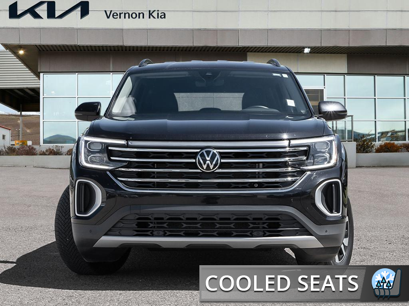 2025 Volkswagen Atlas Comfortline 2.0 TSI  True 7-Seater Utility, Massive 3rd Row, Huge Cargo Bay - Black exterior view 2