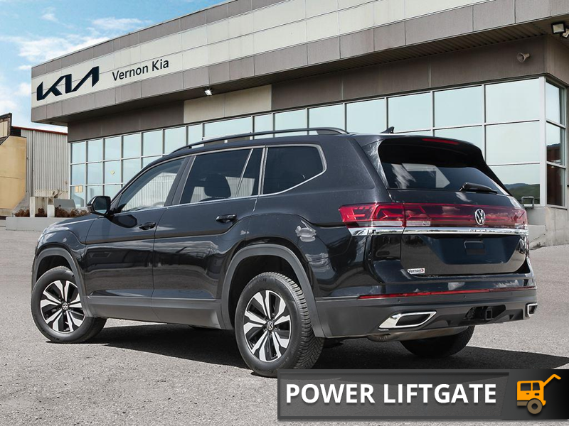 2025 Volkswagen Atlas Comfortline 2.0 TSI  True 7-Seater Utility, Massive 3rd Row, Huge Cargo Bay - Black exterior view 4