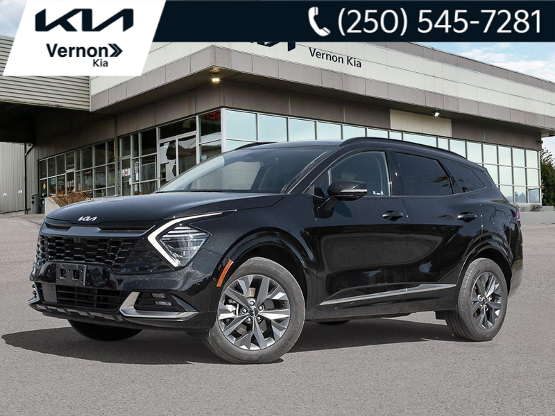 2023 Kia Sportage Hybrid SX AWD w/Black Interior The Absolute Holy Grail! Turbo Hybrid, Max Luxury SX - Black exterior view 1