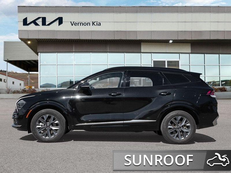 2023 Kia Sportage Hybrid SX AWD w/Black Interior The Absolute Holy Grail! Turbo Hybrid, Max Luxury SX - Black exterior view 3