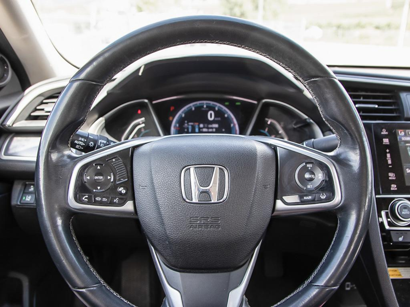 2016 Honda Civic Sedan Touring  Top-of-the-Line Touring! Full Heated Leather, Moonroof - Blue exterior view 14