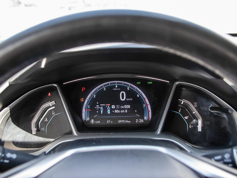 2016 Honda Civic Sedan Touring  Top-of-the-Line Touring! Full Heated Leather, Moonroof - Blue exterior view 15