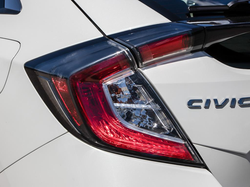 2018 Honda Civic Hatchback LX CVT Euro Hatchback Styling! Aggressive Look, Huge Cargo Space - White exterior view 12