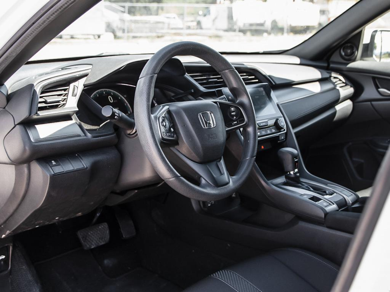 2018 Honda Civic Hatchback LX CVT Euro Hatchback Styling! Aggressive Look, Huge Cargo Space - White exterior view 13