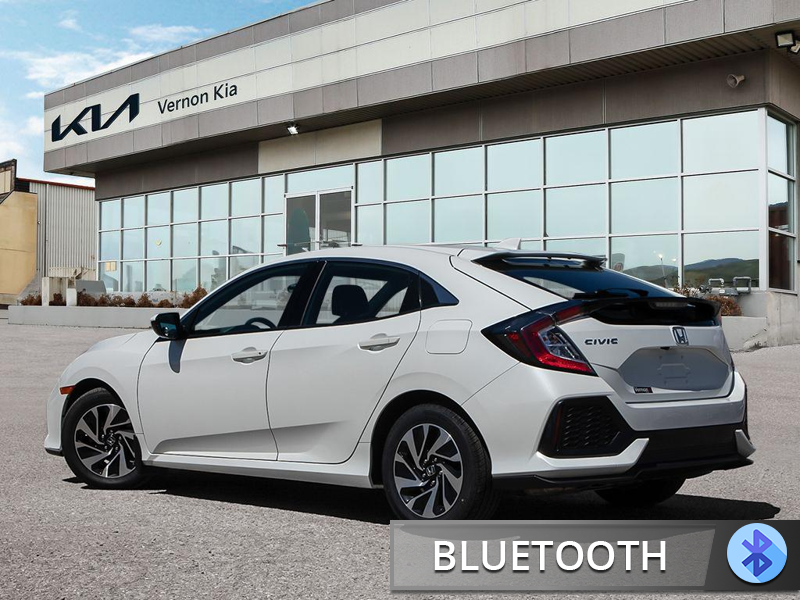 2018 Honda Civic Hatchback LX CVT Euro Hatchback Styling! Aggressive Look, Huge Cargo Space - White exterior view 4