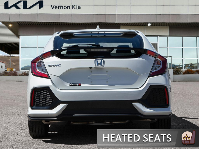 2018 Honda Civic Hatchback LX CVT Euro Hatchback Styling! Aggressive Look, Huge Cargo Space - White exterior view 5