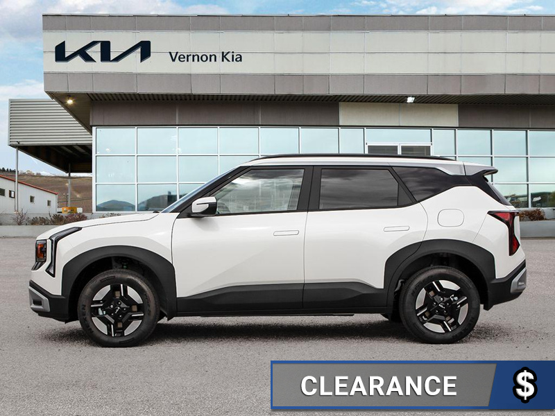 2027 Kia Seltos LX - $110.53 /Wk - Low Mileage - Snow White Pearl exterior view 3