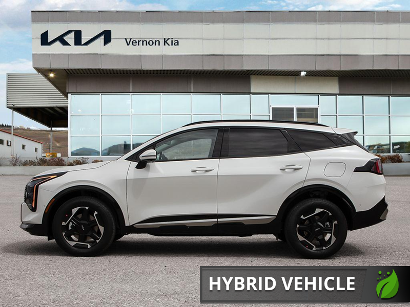 2026 Kia Sportage Hybrid SX AWD w/Black Interior - $154.76 /Wk - Snow White Pearl exterior view 3