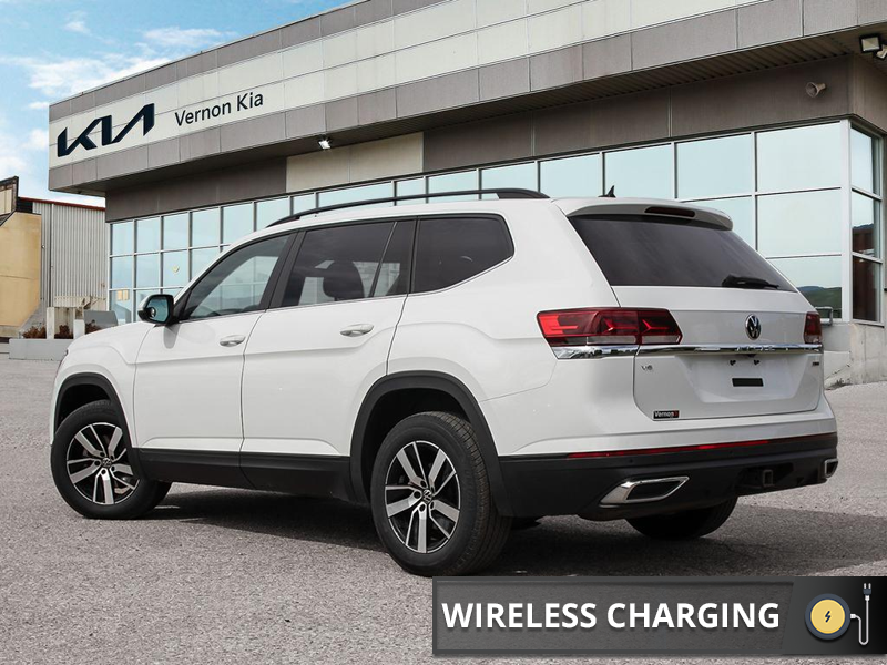 2021 Volkswagen Atlas Comfortline 3.6 FSI  True 7-Seater Utility! Massive 3rd Row, Huge Cargo Bay - White exterior view 4
