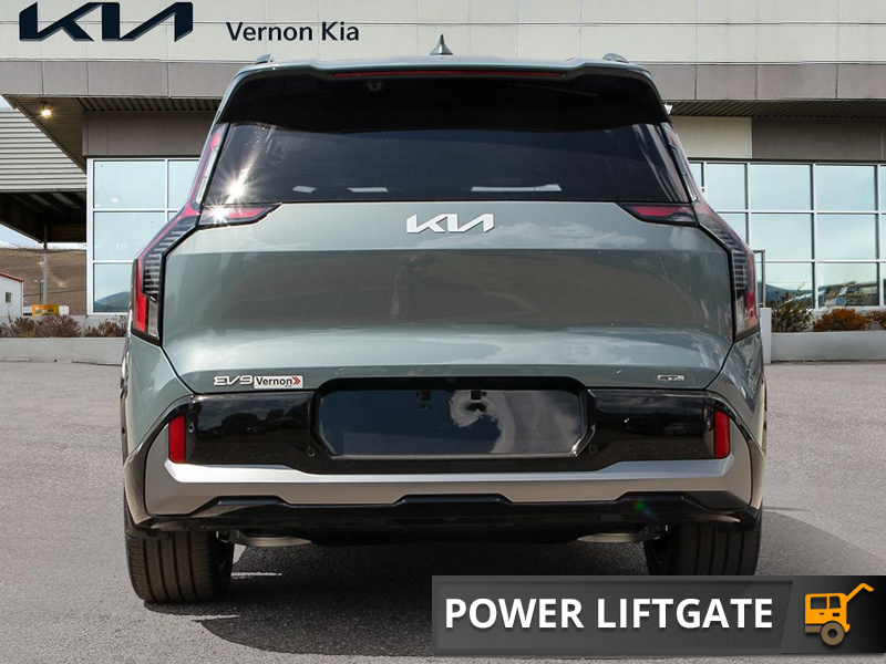 2026 Kia EV9 Land w/GT-Line Package AWD  - HUD - $242.36 /Wk - Iceberg Green exterior view 5
