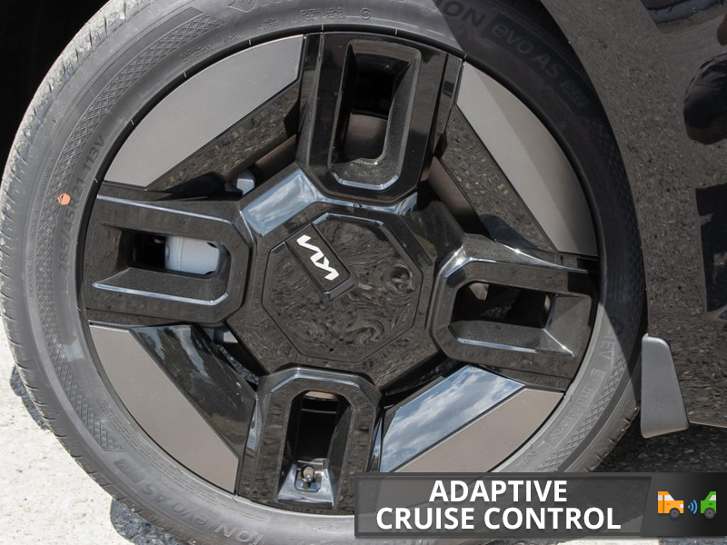 2026 Kia EV9 Land w/GT-Line Package AWD  - HUD - $242.36 /Wk - Iceberg Green exterior view 6
