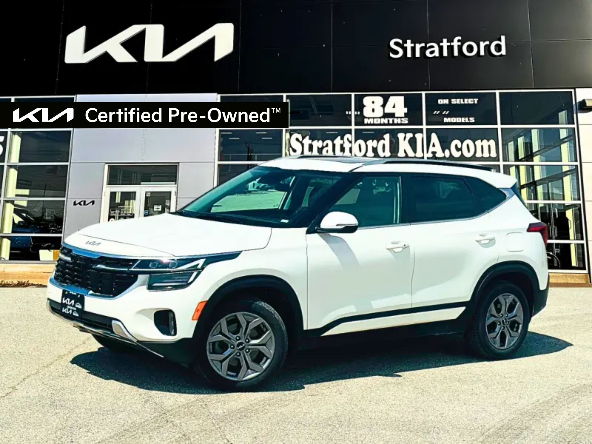 Snow White Pearl 2025 Kia Seltos EX AWD SUV / Crossover All-Wheel Drive Automatic