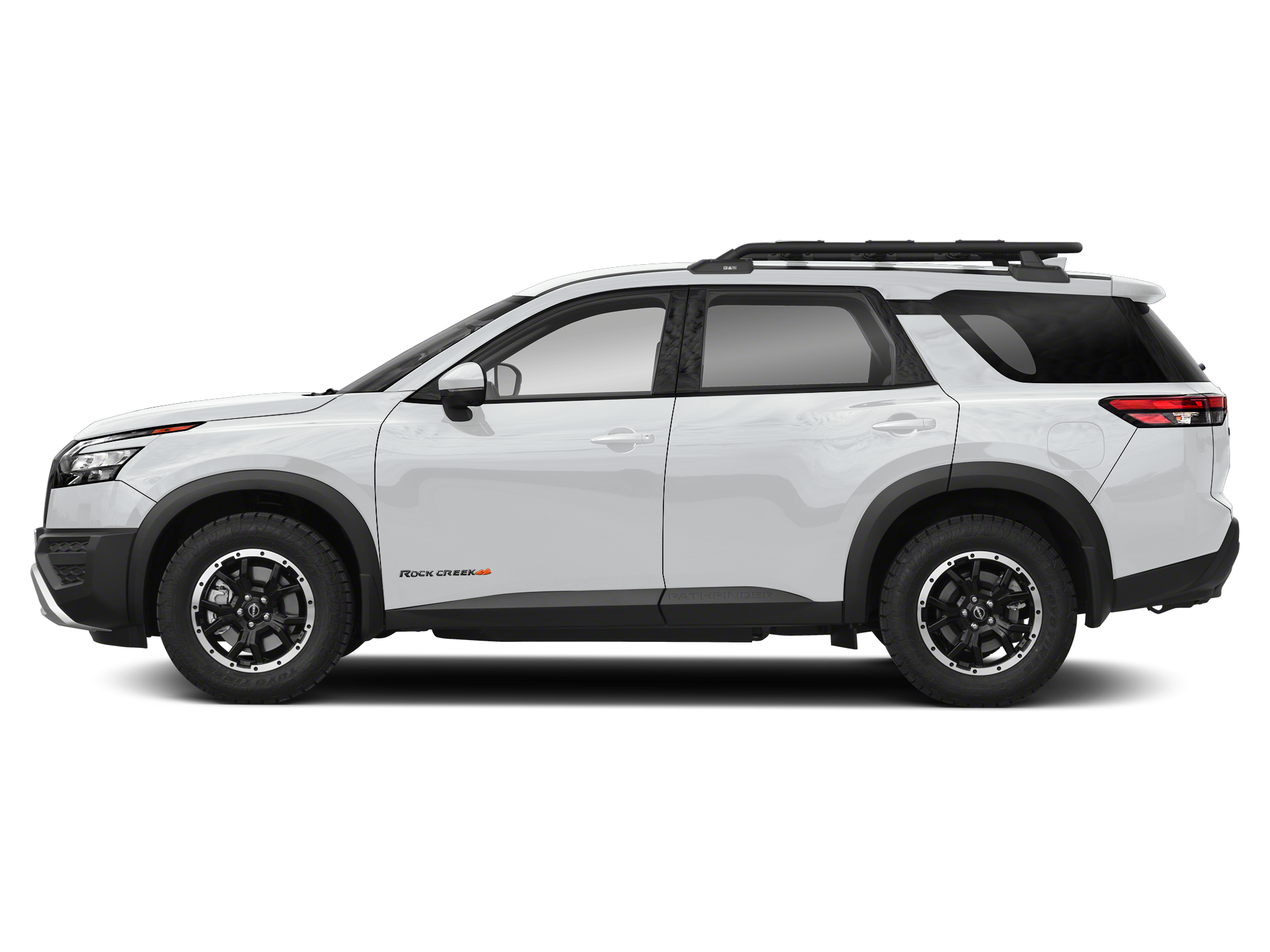 Glacier White 2024 Nissan Pathfinder Rock Creek 4WD SUV / Crossover All-Wheel Drive Automatic