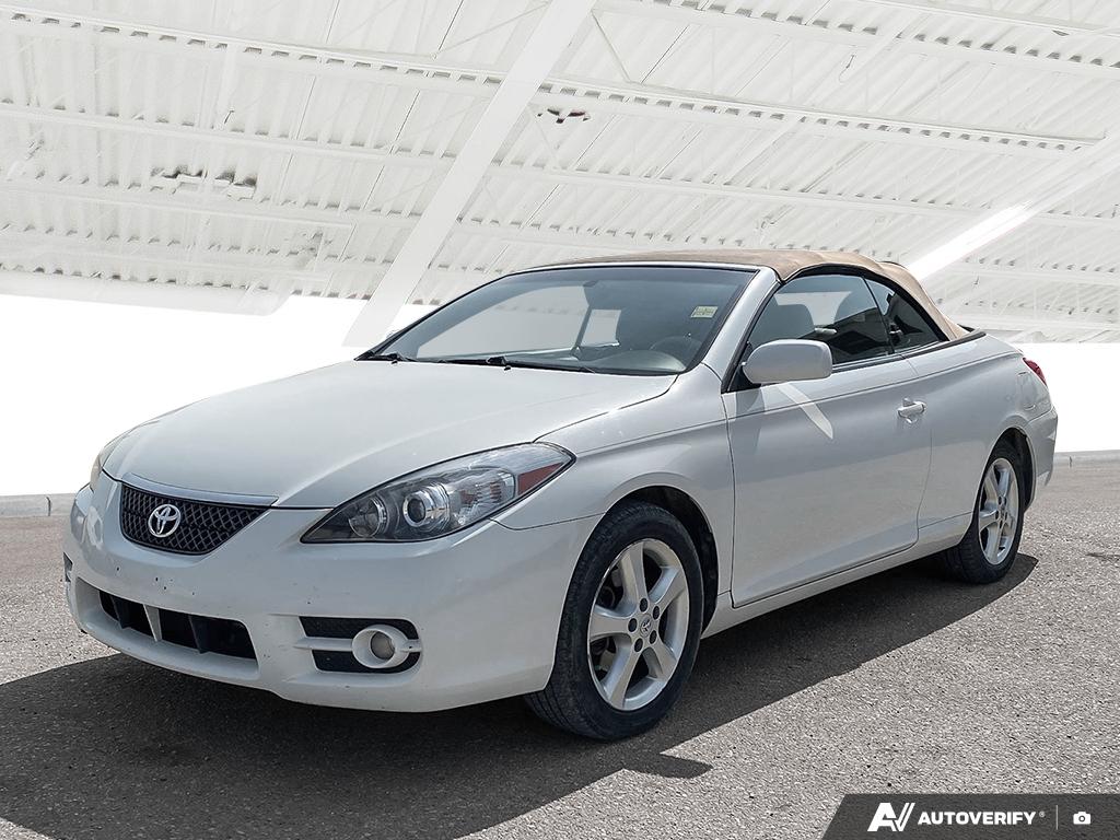 White 2008 Toyota Camry Solara Coupe Front-Wheel Drive Automatic