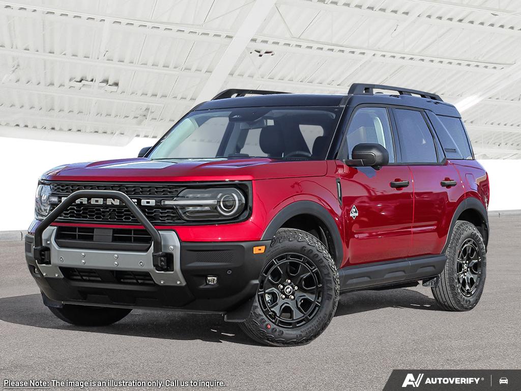 Ruby Red 2025 Ford Bronco Sport Outer Banks AWD SUV / Crossover All-Wheel Drive Automatic