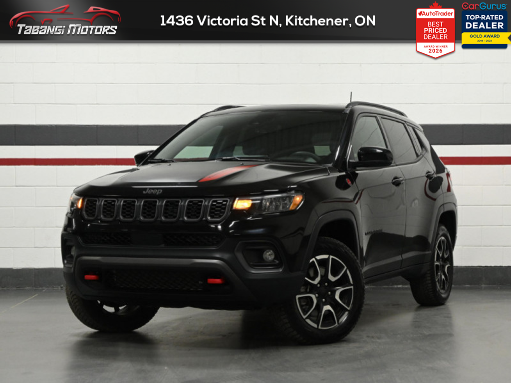 Black 2024 Jeep Compass Trailhawk 4WD SUV / Crossover Four-Wheel Drive Automatic