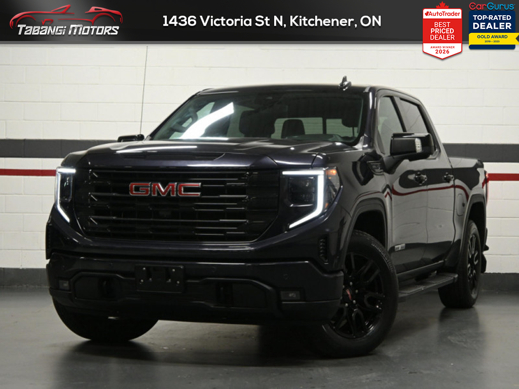 Gray 2024 GMC Sierra 1500 Elevation Crew Cab 4WD Pickup Truck Four-Wheel Drive Automatic