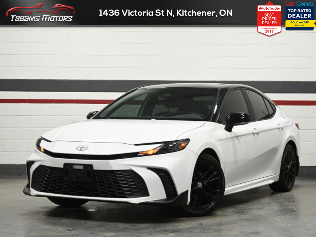 White 2025 Toyota Camry SE FWD Sedan Front-Wheel Drive Automatic
