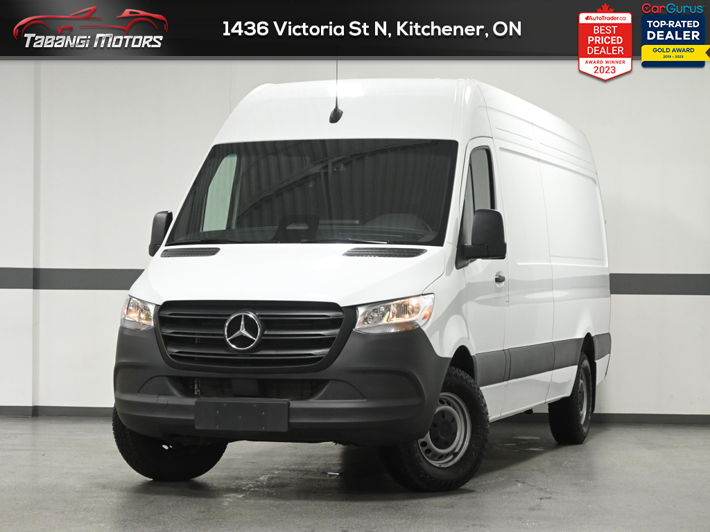 White 2025 Mercedes-Benz Sprinter Cargo 2500 170 High Roof RWD Van Rear-Wheel Drive Automatic