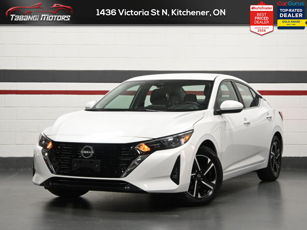 White 2024 Nissan Sentra Sedan Front-Wheel Drive Automatic