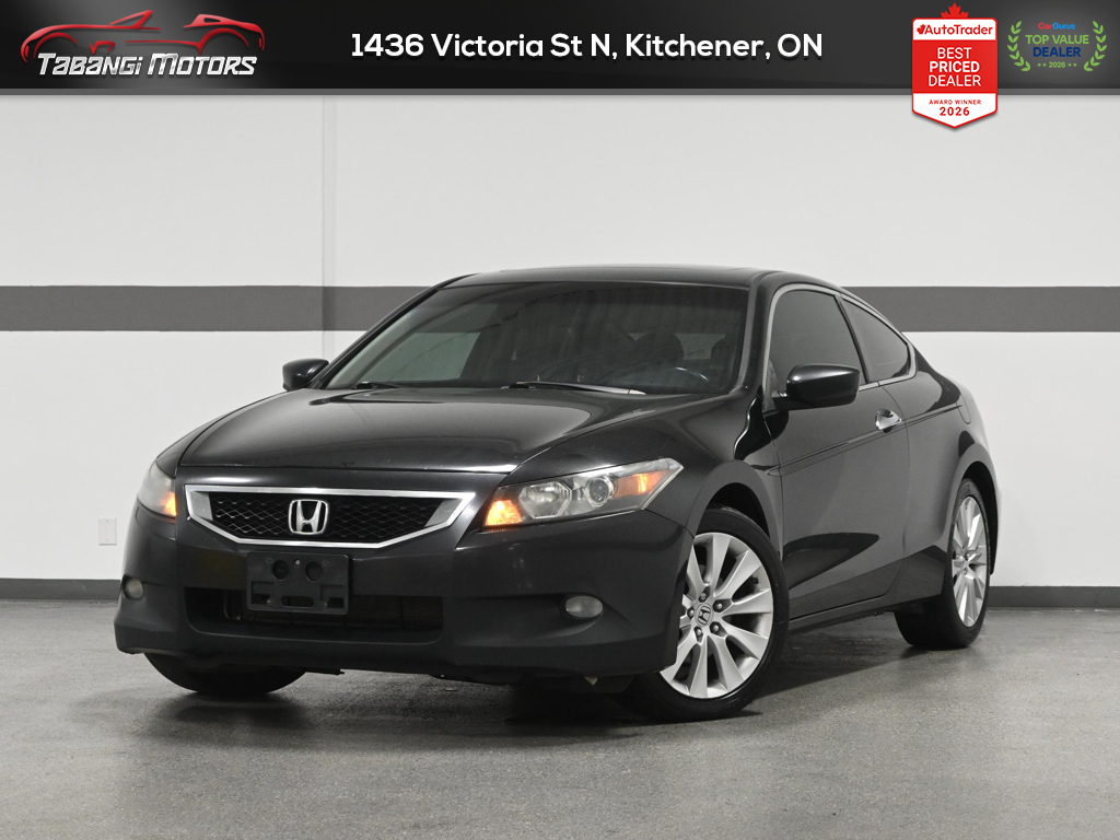 Black 2010 Honda Accord Coupe Coupe Front-Wheel Drive Automatic
