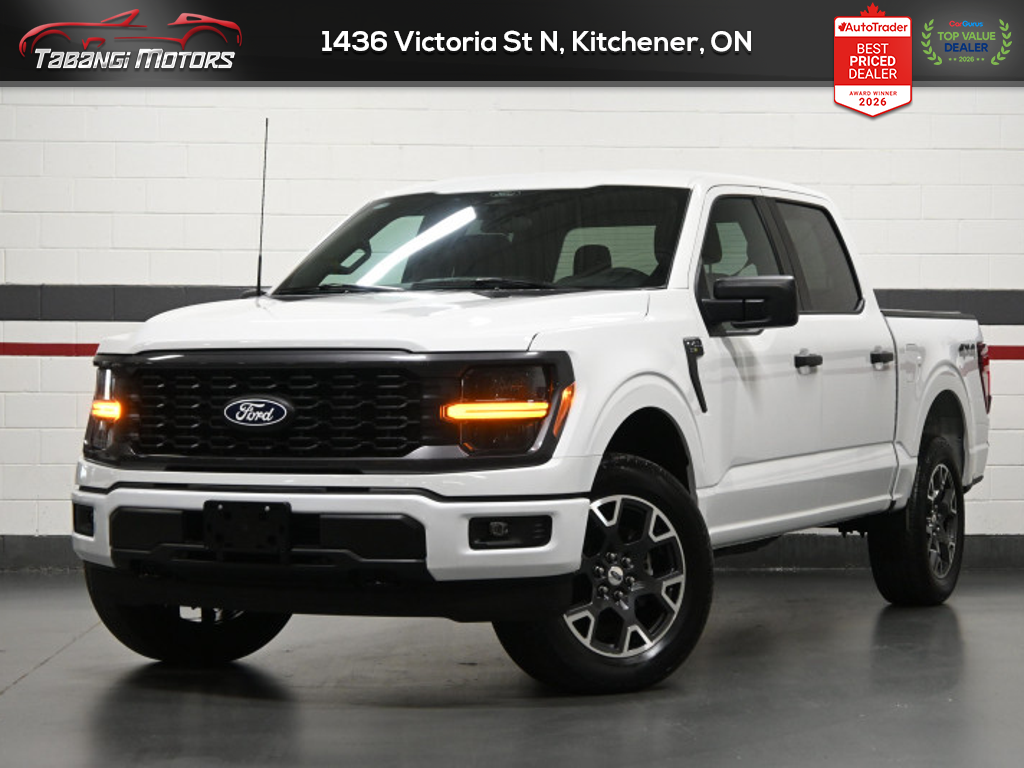 White 2024 Ford F-150 Pickup Truck Four-Wheel Drive Automatic