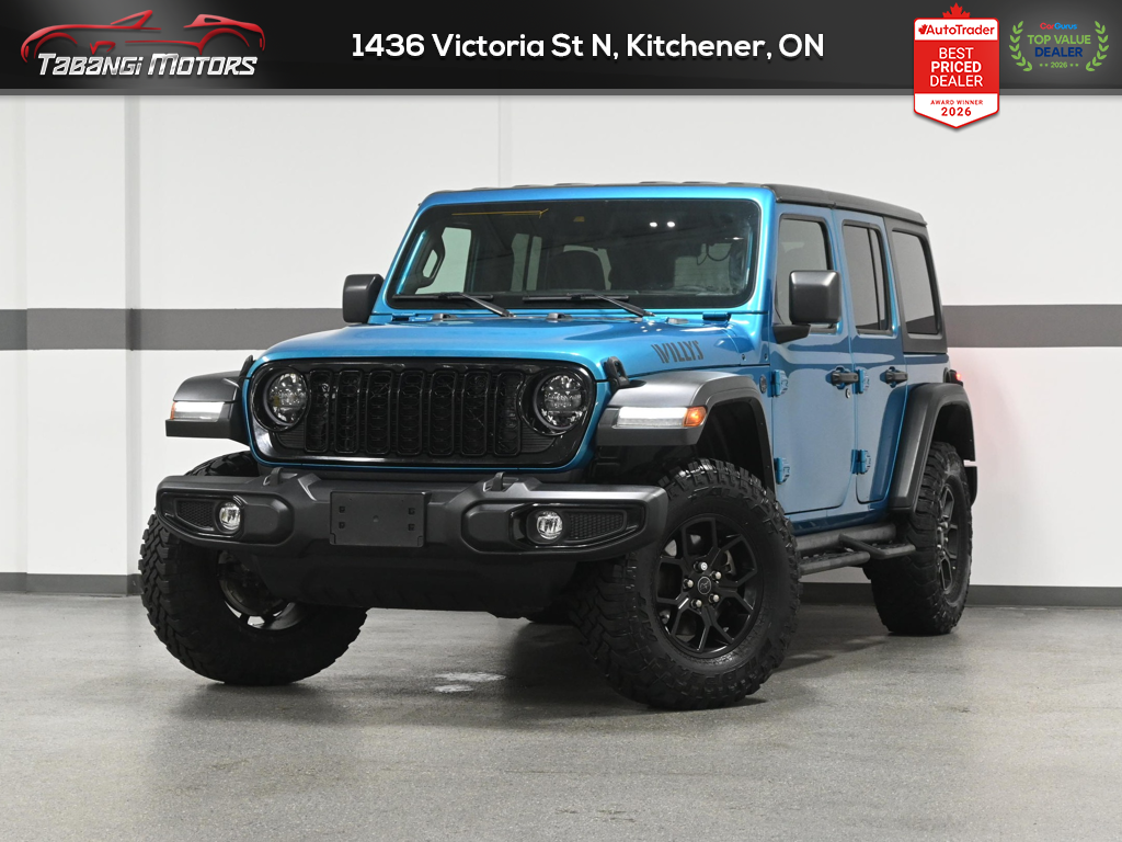 Blue 2024 Jeep Wrangler SUV / Crossover Four-Wheel Drive Automatic
