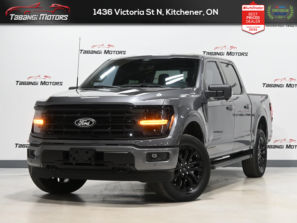 Gray 2024 Ford F-150 Pickup Truck Four-Wheel Drive Automatic