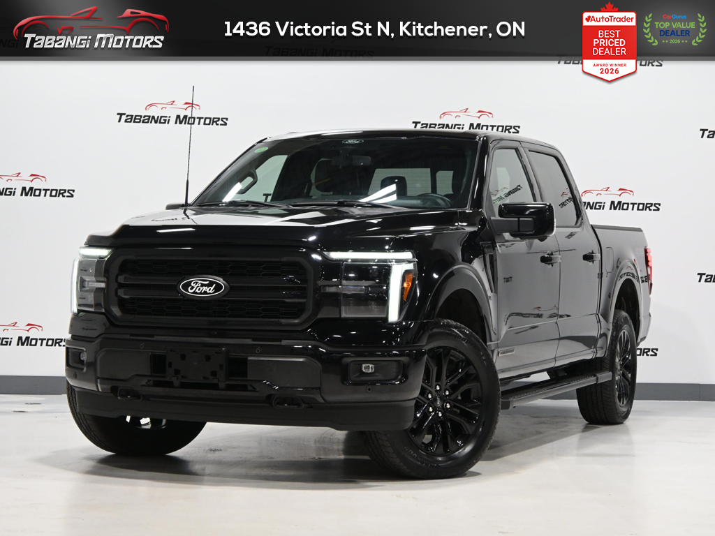 Black 2025 Ford F-150 Pickup Truck Four-Wheel Drive Automatic