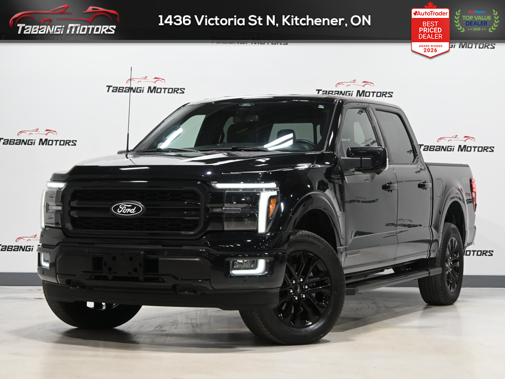 Black 2024 Ford F-150 Pickup Truck Four-Wheel Drive Automatic