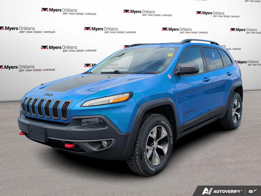 Hydro Blue Pear 2018 Jeep Cherokee Trailhawk 4WD SUV / Crossover Four-Wheel Drive Automatic