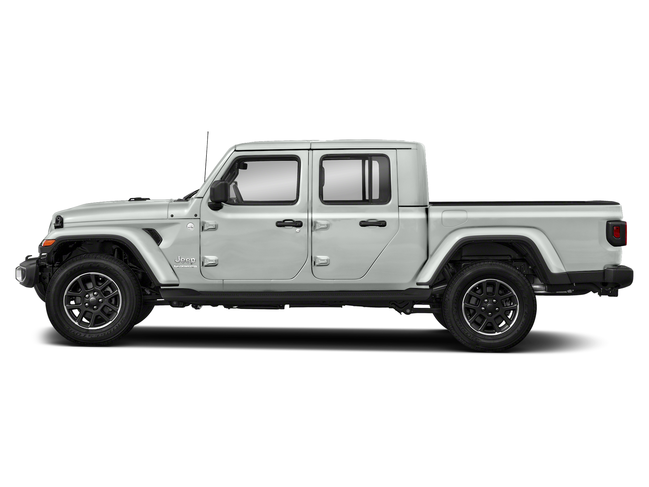 Bright White 2022 Jeep Gladiator Overland Crew Cab 4WD Pickup Truck Four-Wheel Drive Automatic