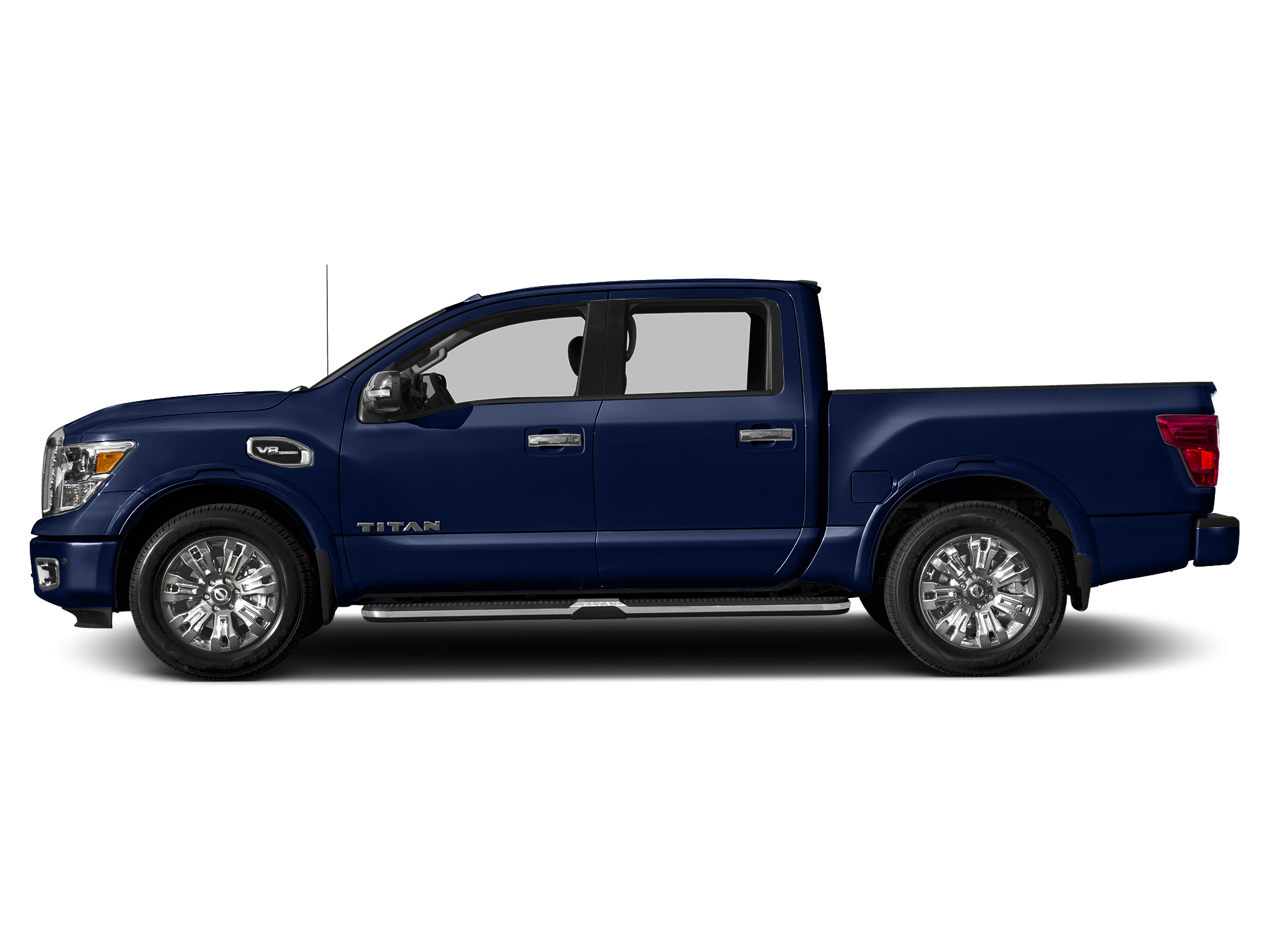Deep Blue Pearl 2019 Nissan Titan Pickup Truck Four-Wheel Drive Automatic