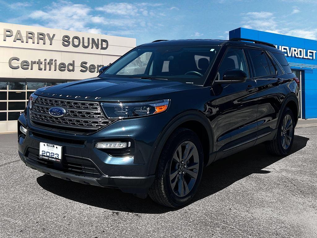 Blue 2023 Ford Explorer SUV / Crossover All-Wheel Drive Automatic