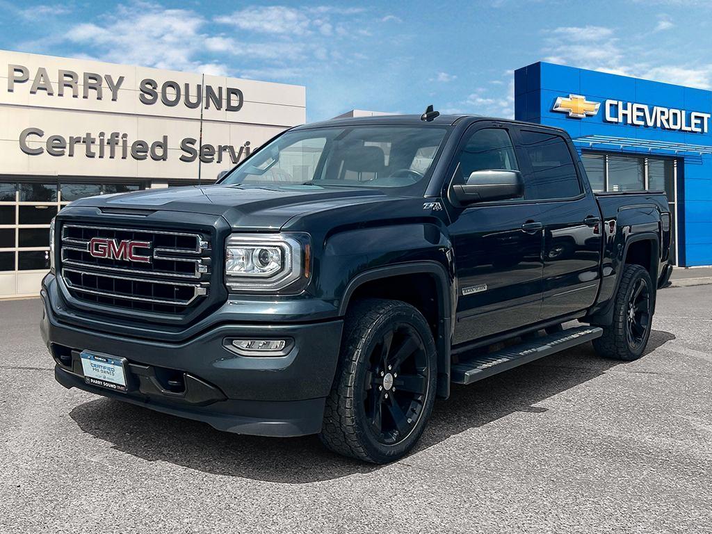 Gray (Dark Slate) 2018 GMC Sierra 1500 SLE Crew Cab 4WD Pickup Truck Four-Wheel Drive Automatic