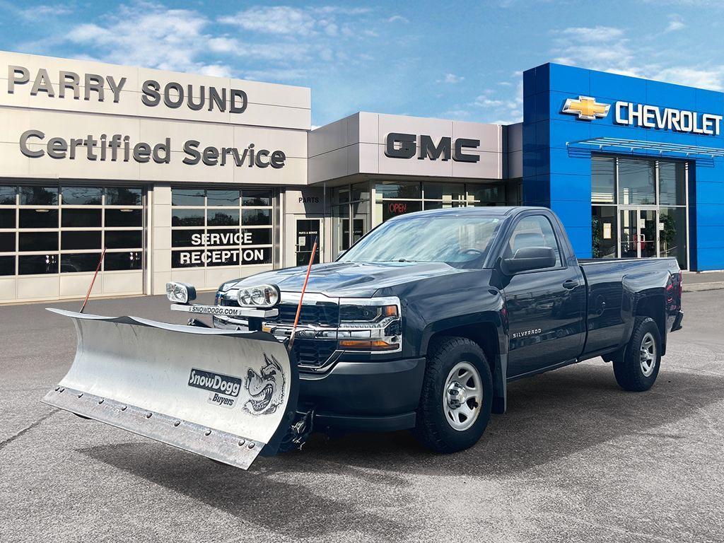 Dark Ash Metallic 2018 Chevrolet Silverado 1500 Pickup Truck Four-Wheel Drive Automatic
