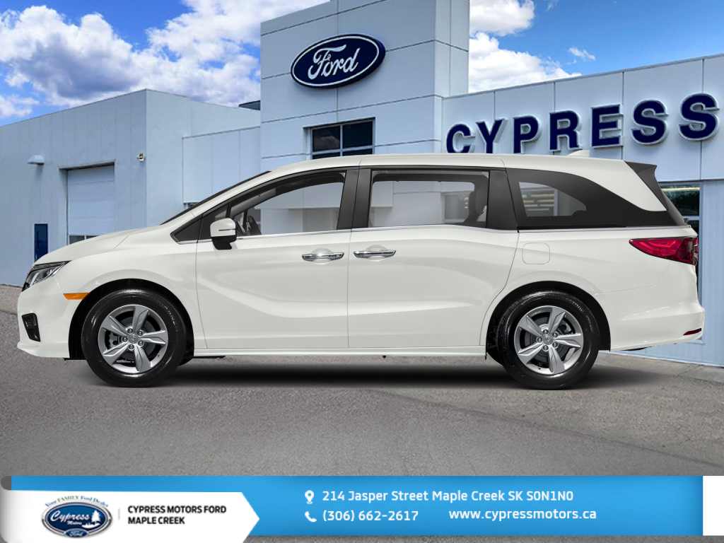 White 2019 Honda Odyssey EX FWD Minivan Front-Wheel Drive Automatic