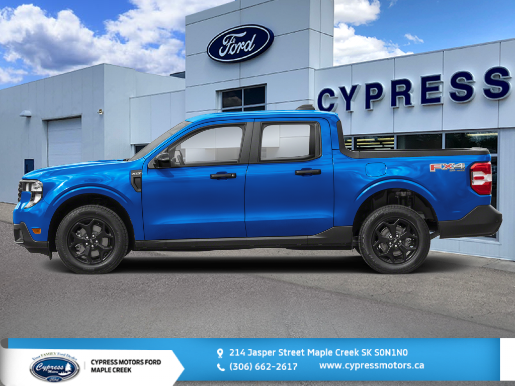 Velocity Blue Metallic 2026 Ford Maverick XLT SuperCrew AWD Pickup Truck All-Wheel Drive Automatic