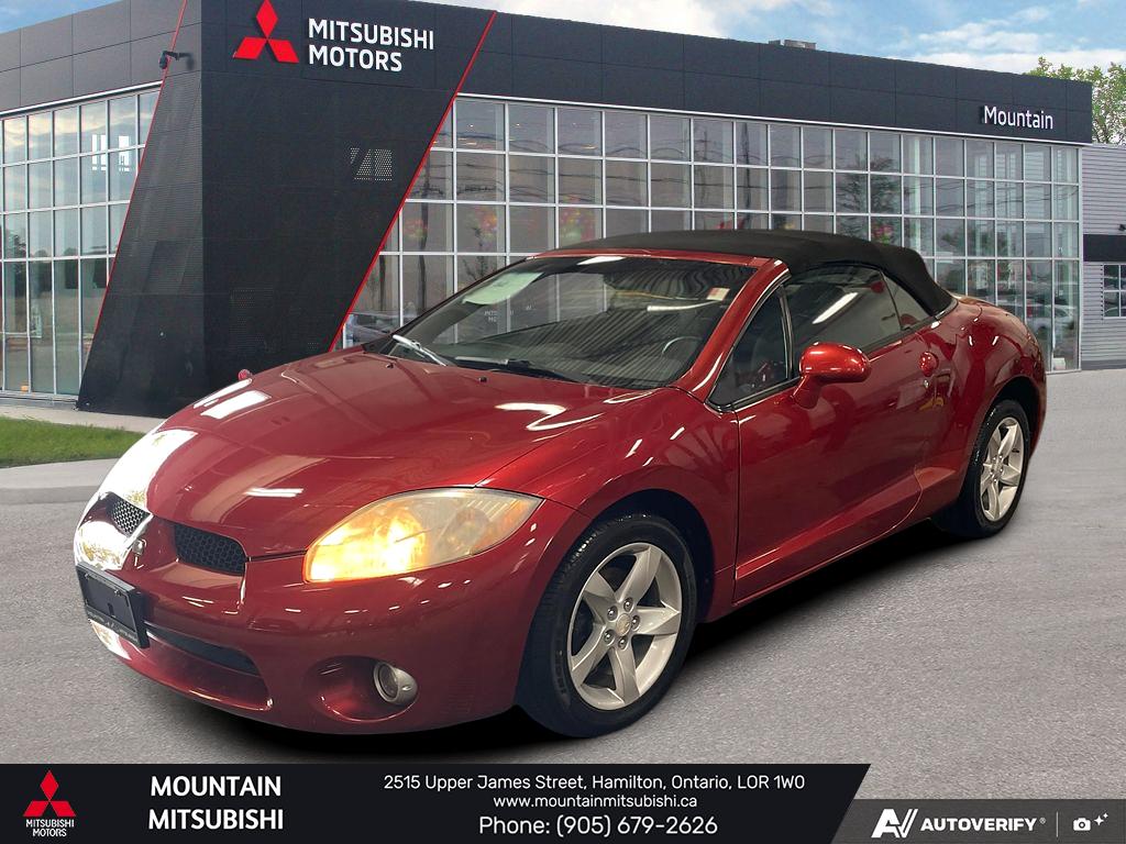 Red 2008 Mitsubishi Eclipse Spyder GS Convertible Front-Wheel Drive Manual