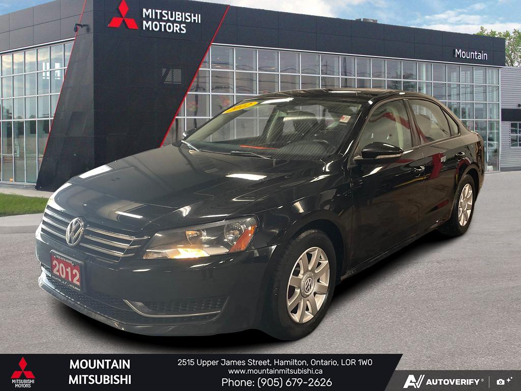 Black 2012 Volkswagen Passat Trendline Plus Sedan Automatic