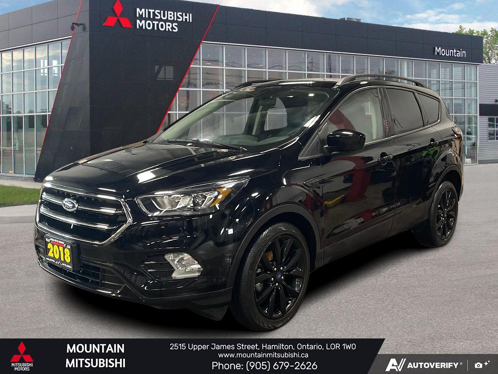 Black 2018 Ford Escape SE FWD SUV / Crossover Front-Wheel Drive Automatic